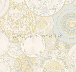 A.S. Creation Versace III 34901-2 для кухни для спальни для гостиной для загородного дома для комнаты бежевый
