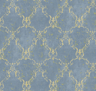 A.S. Creation Luxury Damask 38848-5 для спальни для гостиной для кабинета для загородного дома для комнаты синий
