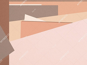 Affresco Fine Art RE839-COL3 для кабинета для комнаты для прихожей коричневый песочный розовый