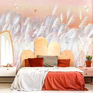 Respace Respace Окинава для спальни для гостиной для загородного дома для комнаты светло-серый розовый