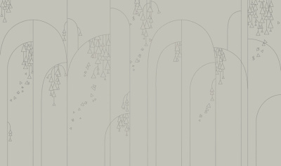 Фреска на флизелиновой основе с покрытием водно-дисперсионной краской. Роспись изображения выполняется золотым, серебрянным или платиновым пигментами