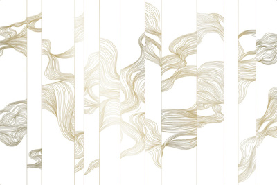 Фреска на флизелиновой основе с покрытием водно-дисперсионной краской. Роспись изображения выполняется золотым, серебрянным или платиновым пигментами