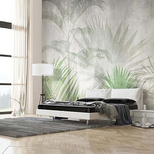 Affresco New Art RE210-COL2 для спальни для гостиной для кабинета для загородного дома для комнаты для прихожей серый светло-серый зеленый