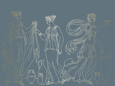 Фреска на флизелиновой основе с покрытием водно-дисперсионной краской. Роспись изображения выполняется золотым, серебрянным или платиновым пигментами