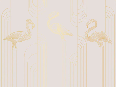 Фреска на флизелиновой основе с покрытием водно-дисперсионной краской. Роспись изображения выполняется золотым, серебрянным или платиновым пигментами