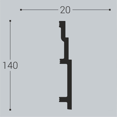 Плинтус П13