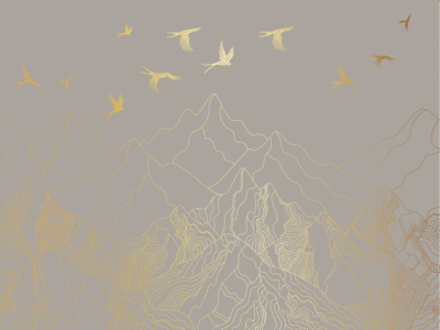 Фреска на флизелиновой основе с покрытием водно-дисперсионной краской. Роспись изображения выполняется золотым, серебрянным или платиновым пигментами