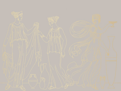 Фреска на флизелиновой основе с покрытием водно-дисперсионной краской. Роспись изображения выполняется золотым, серебрянным или платиновым пигментами