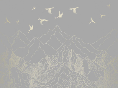 Фреска на флизелиновой основе с покрытием водно-дисперсионной краской. Роспись изображения выполняется золотым, серебрянным или платиновым пигментами