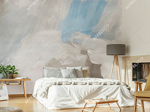Affresco Fine Art RE854-COL1 для спальни для гостиной для кабинета для комнаты коричневый кофейный капучино голубой