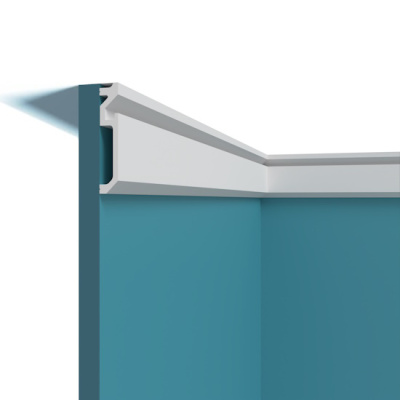 Плинтус P235, можно использовать для скрытой подсветки