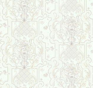 Emiliana Parati Blumarine 4 BM27088 для спальни для гостиной для кабинета для загородного дома для комнаты белый светло-серый