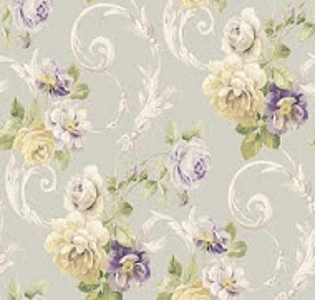 KT Exclusive English Garden EG50119 для спальни для гостиной для загородного дома для комнаты серый светло-серый