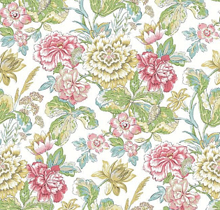 York Waverly Classics II WC7530 для спальни для гостиной для загородного дома для комнаты зеленый