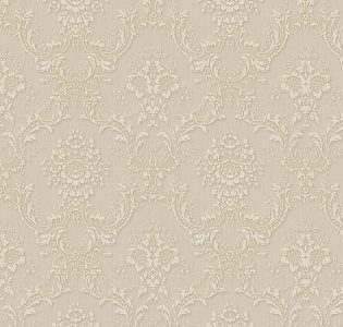 Zambaiti Parati Satin Flowers IV Z66839 для спальни для гостиной для кабинета для загородного дома для комнаты бежевый
