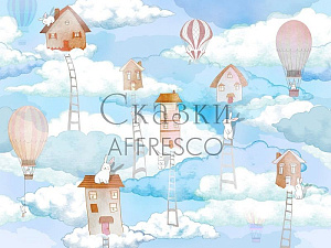 Affresco Сказки Affresco ID641-COL3 для детской голубой