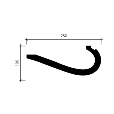 Карниз 1.50.710 гибкий для скрытого освещения