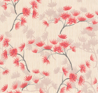 Decoprint Breeze BR24015 для кухни для спальни для гостиной для загородного дома для комнаты бежевый кремовый красный