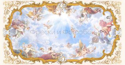 Фреска из декоративной штукатурки на флизелиновой основе