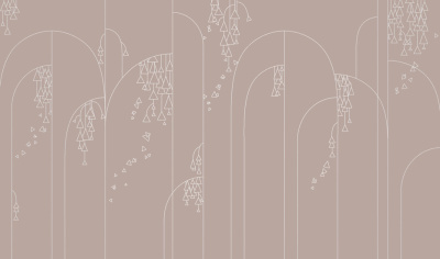 Фреска на флизелиновой основе с покрытием водно-дисперсионной краской. Роспись изображения выполняется золотым, серебрянным или платиновым пигментами