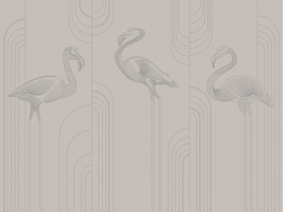 Фреска на флизелиновой основе с покрытием водно-дисперсионной краской. Роспись изображения выполняется золотым, серебрянным или платиновым пигментами