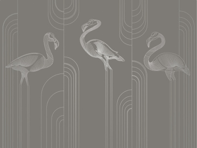 Фреска на флизелиновой основе с покрытием водно-дисперсионной краской. Роспись изображения выполняется золотым, серебрянным или платиновым пигментами