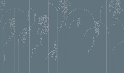 Фреска на флизелиновой основе с покрытием водно-дисперсионной краской. Роспись изображения выполняется золотым, серебрянным или платиновым пигментами