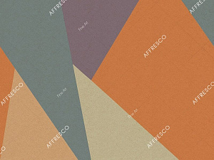 Affresco Fine Art RE840-COL2 для кабинета для комнаты для прихожей серый оранжевый разноцветный