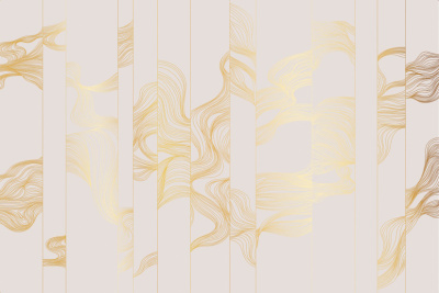 Фреска на флизелиновой основе с покрытием водно-дисперсионной краской. Роспись изображения выполняется золотым, серебрянным или платиновым пигментами