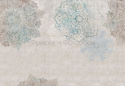 Фреска из декоративной штукатурки на флизелиновой основе