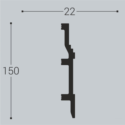 Плинтус П8