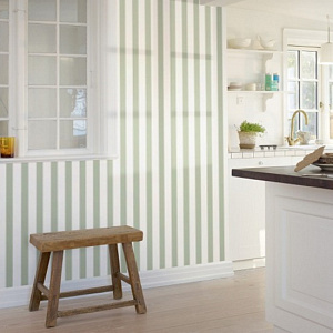 Aura Stripes@Home 580542 для кабинета для загородного дома для комнаты для прихожей белый зеленый