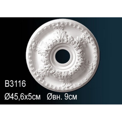 Розетка B3116, Dвн.=90 мм.