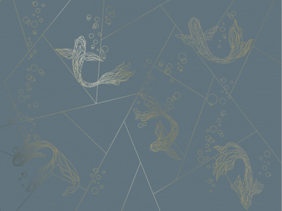 Фреска на флизелиновой основе с покрытием водно-дисперсионной краской. Роспись изображения выполняется золотым, серебрянным или платиновым пигментами