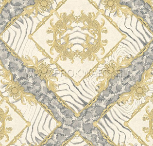 A.S. Creation Versace III 34904-2 для кухни для спальни для гостиной для загородного дома для комнаты серый светло-серый