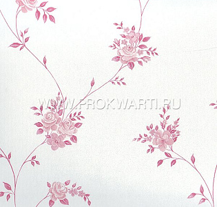 Aura Floral Themes G23245 для спальни для гостиной для загородного дома для комнаты розовый