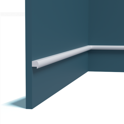 Молдинг P197, можно использовать для скрытой подсветки