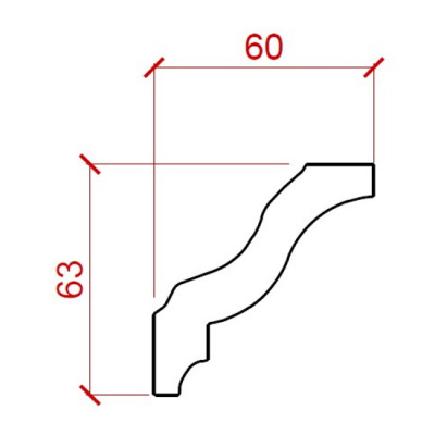 Карниз 6.50.105