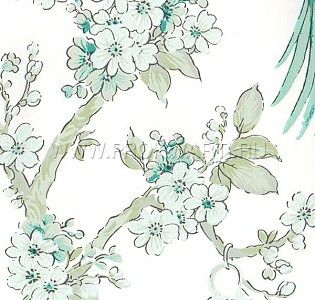 Aura Charming Prints FD22760 для спальни для гостиной для загородного дома для комнаты белый