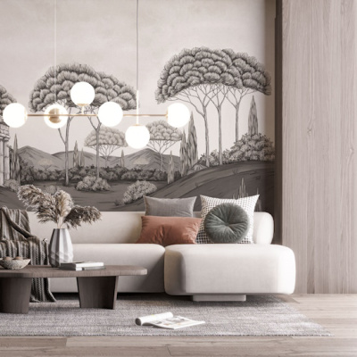 Фреска, бесшовные обои, шовные фотообои. Текстура на выбор