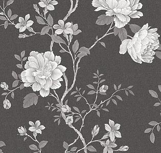 Aura Vintage Rose II G45302 для спальни для гостиной для загородного дома для комнаты черно-белый