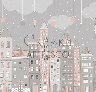 Affresco Сказки Affresco ZK603-COL2 для детской серый