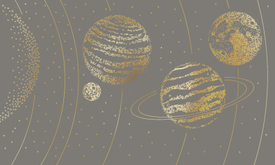 Фреска на флизелиновой основе с покрытием водно-дисперсионной краской. Роспись изображения выполняется золотым, серебрянным или платиновым пигментами