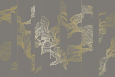 Фреска на флизелиновой основе с покрытием водно-дисперсионной краской. Роспись изображения выполняется золотым, серебрянным или платиновым пигментами