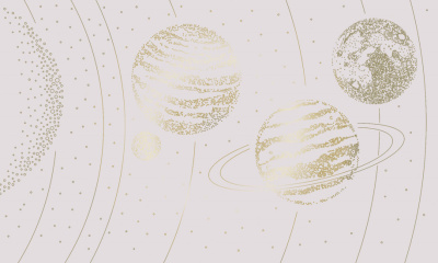 Фреска на флизелиновой основе с покрытием водно-дисперсионной краской. Роспись изображения выполняется золотым, серебрянным или платиновым пигментами