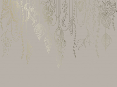 Фреска на флизелиновой основе с покрытием водно-дисперсионной краской. Роспись изображения выполняется золотым, серебрянным или платиновым пигментами