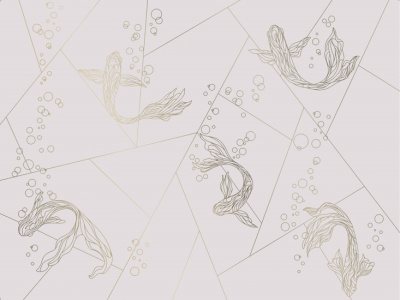 Фреска на флизелиновой основе с покрытием водно-дисперсионной краской. Роспись изображения выполняется золотым, серебрянным или платиновым пигментами