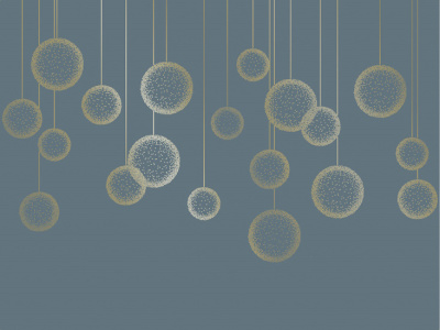 Фреска на флизелиновой основе с покрытием водно-дисперсионной краской. Роспись изображения выполняется золотым, серебрянным или платиновым пигментами