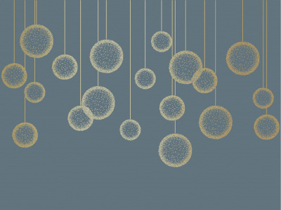 Фреска на флизелиновой основе с покрытием водно-дисперсионной краской. Роспись изображения выполняется золотым, серебрянным или платиновым пигментами