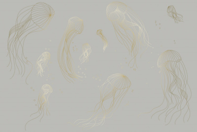 Фреска на флизелиновой основе с покрытием водно-дисперсионной краской. Роспись изображения выполняется золотым, серебрянным или платиновым пигментами